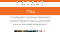 Desktop Screenshot of conflictcuisine.com